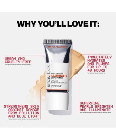 Smashbox Travel Size Photo Finish Illuminate Glow Primer 0.34 oz - Transform Your Style with the Best Innovation Today! - Buy Online on SooperMarket.com