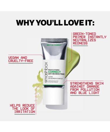 Discover Smashbox Travel Size Photo Finish Correct Anti-Redness Primer 0.34 oz - Elevate Your Style Instantly! - Buy Online on SooperMarket.com