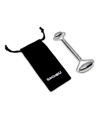 Discover Sacheu Dual-Sided Stainless Steel Beauty Roller - Elevate Your Style Instantly! - Buy Online on SooperMarket.com