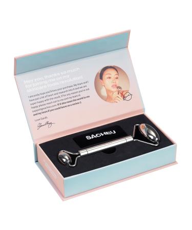 Discover Sacheu Dual-Sided Stainless Steel Beauty Roller - Elevate Your Style Instantly! - Buy Online on SooperMarket.com