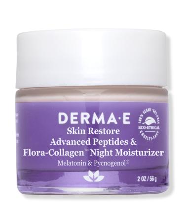 DERMA E Advanced Peptides and Flora-Collagen Night Moisturizer 2.0 oz