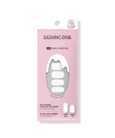Dashing Diva White Syrup Glaze Semi-Cured Gel Color