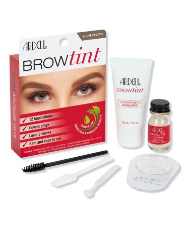Ardell Brow Tint Full Coverage Dye Kit Light Brown 1.3 oz