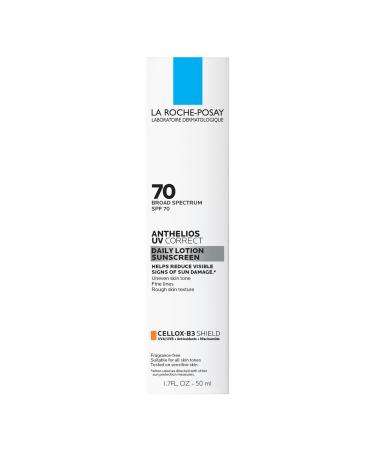 La Roche-Posay Anthelios UV Correct SPF 70 Daily Face Sunscreen with Niacinamide 1.7 oz - Transform Your Style with the Best Innovation Today! - Buy Online on SooperMarket.com