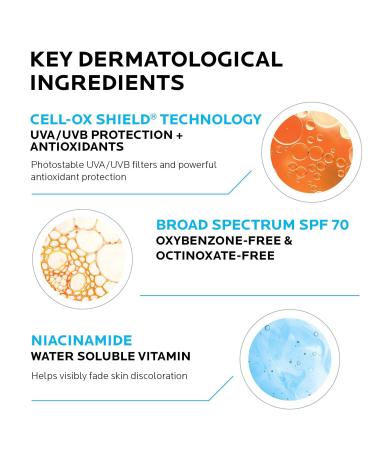La Roche-Posay Anthelios UV Correct SPF 70 Daily Face Sunscreen with Niacinamide 1.7 oz - Transform Your Style with the Best Innovation Today! - Buy Online on SooperMarket.com