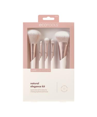 EcoTools Luxe Natural Elegance Face Makeup Brush Kit - Transform Your Style with the Best Innovation Today! - Buy Online on SooperMarket.com