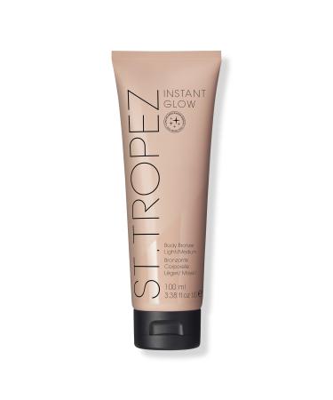 St. Tropez Instant Glow Face & Body Bronzer Makeup Light / Medium 3.3 oz