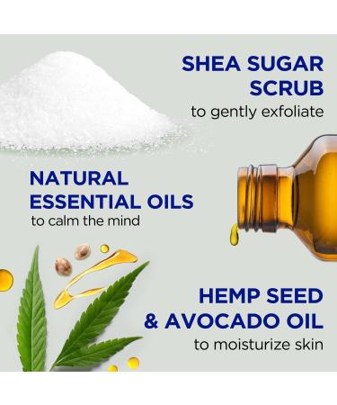 Dr Teal's Shea Sugar Scrub with Cannabis Sativa Hemp Seed Oil & Essential Oils 19.0 oz - Discover Premium Quality Shop now! - Buy Online on SooperMarket.com