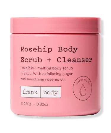 frank body Rosehip Body Scrub + Cleanser 8.82 oz