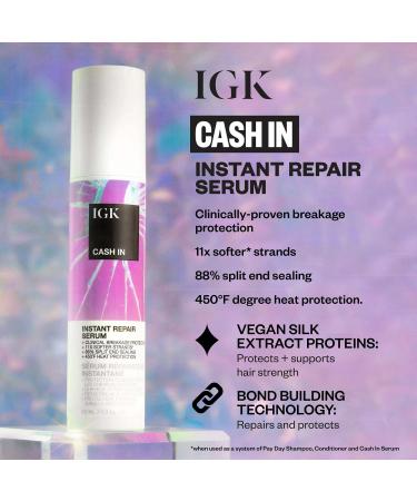 IGK Cash In Instant Repair Serum 1.7 oz - Discover Premium Quality Shop now! - Buy Online on SooperMarket.com