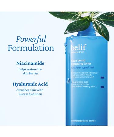 belif Aqua Bomb Hydrating Toner with Hyaluronic Acid 6.75 oz - Transform Your Style with the Best Innovation Today! - Buy Online on SooperMarket.com