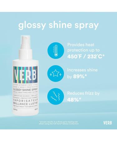 Discover Verb High Shine, Glossy Shine Spray with Heat Protection 6.5 oz - Elevate Your Style Instantly! - Buy Online on SooperMarket.com