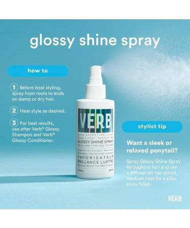 Discover Verb High Shine, Glossy Shine Spray with Heat Protection 6.5 oz - Elevate Your Style Instantly! - Buy Online on SooperMarket.com