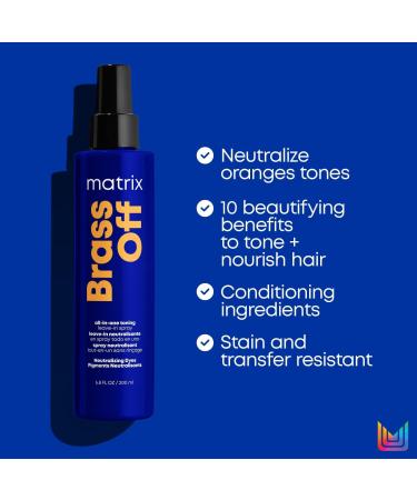 Discover Matrix Brass Off All-In-One Toning Leave-In Spray 6.8 oz - Elevate Your Style Instantly! - Buy Online on SooperMarket.com