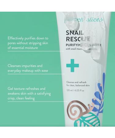 Peach Slices Snail Rescue Purifying Cleanser 4.0 oz - Transform Your Style with the Best Innovation Today! - Buy Online on SooperMarket.com