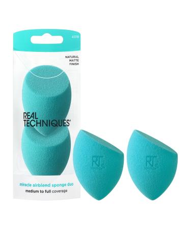 Discover Real Techniques Miracle Airblend Sponge Duo 2 ct - Elevate Your Style Instantly! - Buy Online on SooperMarket.com