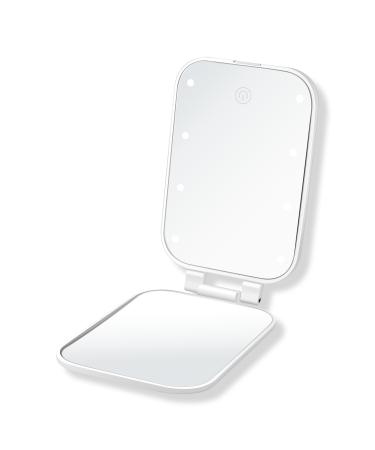 Conair Reflections Lighted LED Compact Hollywood Mirror White