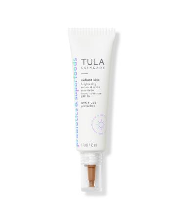 TULA Radiant Skin Brightening Serum Skin Tint SPF 30 19 Tan 1.0 oz