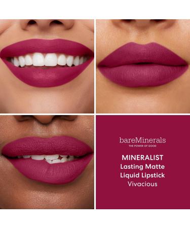 Discover bareMinerals MINERALIST Lasting Matte Liquid Lipstick Vivacious 0.11 oz - Elevate Your Style Instantly! - Buy Online on SooperMarket.com