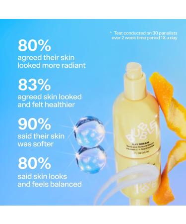 Bubble Day Dream Vitamin C + Niacinamide Tone & Texture Serum 1.0 oz - Transform Your Style with the Best Innovation Today! - Buy Online on SooperMarket.com