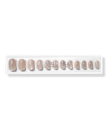 Static Nails Pops For Champagne Reusable Pop-On Manicures