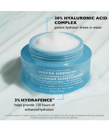 Peter Thomas Roth Water Drench Hyaluronic Cloud Rich Barrier Moisturizer - Transform Your Style with the Best Innovation Today! - Buy Online on SooperMarket.com