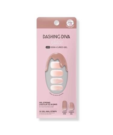 Dashing Diva Velvet Blush Glaze Semi-Cured Gel Art