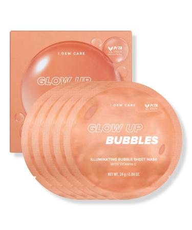 I Dew Care Glow Up Bubbles Illuminating Bubbling Sheet Mask 5 ct