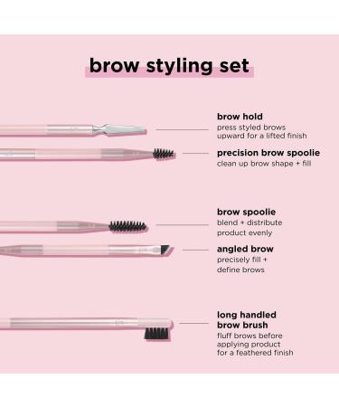 Real Techniques Brow Styling Makeup Brush and Tool Set - Transform Your Style with the Best Innovation Today! - Buy Online on SooperMarket.com