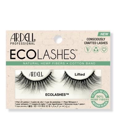 Ardell Eco Lashes in Lifted with Natural Hemp Fibers and Cotton Band