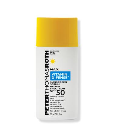 Peter Thomas Roth Max Vitamin D-Fense Sunscreen Serum Broad Spectrum SPF 50 1.7 oz