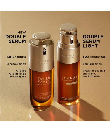 Clarins Double Serum Light Texture Firming & Smoothing Anti-Aging Concentrate 1.6 oz - Transform Your Style with the Best Innovation Today! - Buy Online on SooperMarket.com