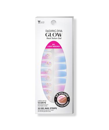 Dashing Diva Mermaid Scales Real Salon Gel Glow Art