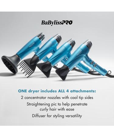 BaBylissPRO Professional High-Speed Dual Ionic Dryer - Transform Your Style with the Best Innovation Today! - Buy Online on SooperMarket.com