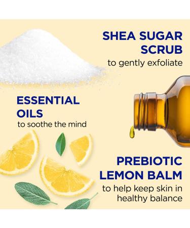 Dr Teal's Shea Sugar Body Scrub with Prebiotic Lemon Balm and Essential Oils 19 oz - Transform Your Style with the Best Innovation Today! - Buy Online on SooperMarket.com