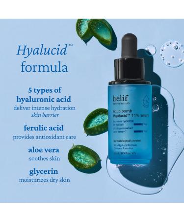 belif Aqua Bomb Hydrating Hyalucid 11% Serum 0.5 oz - Transform Your Style with the Best Innovation Today! - Buy Online on SooperMarket.com