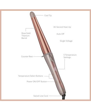 Conair InfinitiPRO By Conair Digital Curling Wand Luxe Series 0.75-1.25 in - Discover Premium Quality Shop now! - Buy Online on SooperMarket.com