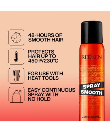 Discover Redken Spray Smooth Anti-Frizz Spray with Heat Protection 7.5 oz - Elevate Your Style Instantly! - Buy Online on SooperMarket.com