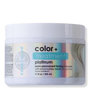 Keracolor Color + Treatment Semi-Permanent Toning Masque Platinum 11.0 oz