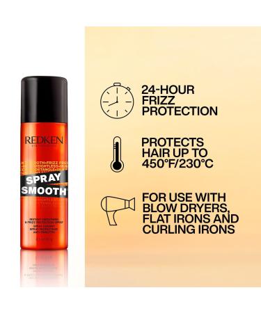 Discover Redken Travel Size Spray Smooth Anti-Frizz Spray with Heat Protection 2.1 oz - Elevate Your Style Instantly! - Buy Online on SooperMarket.com