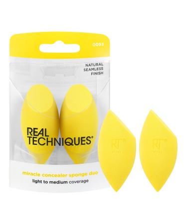 Discover Real Techniques Miracle Concealer Makeup Sponge Duo 2 ct - Elevate Your Style Instantly! - Buy Online on SooperMarket.com