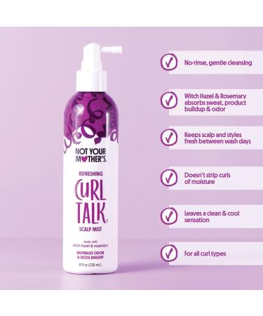 Discover Not Your Mother's Curl Talk Refreshing Scalp Mist 8.0 oz - Elevate Your Style Instantly! - Buy Online on SooperMarket.com