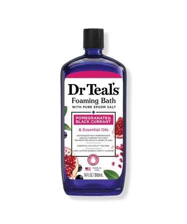 Dr Teal's Foaming Bath with Pomegranate Oil & Black Currant 34 oz