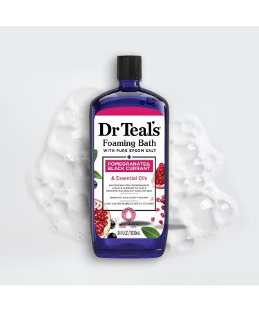 Discover Dr Teal's Foaming Bath with Pomegranate Oil & Black Currant 34 oz - Elevate Your Style Instantly! - Buy Online on SooperMarket.com