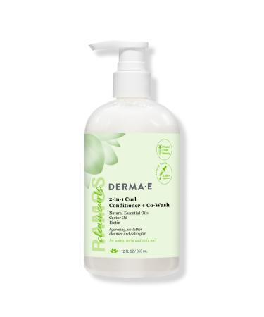 DERMA E Alba Ramos Clean Curls 2-In-1 Curl Conditioner + Co-Wash 12.0 oz
