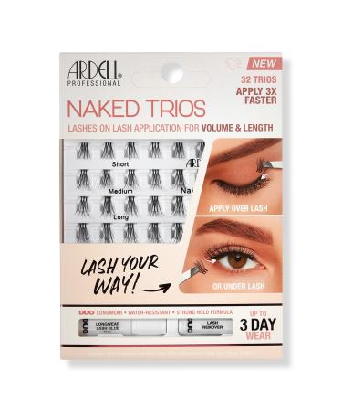 Ardell Naked Lash Trios + Adhesive Kit