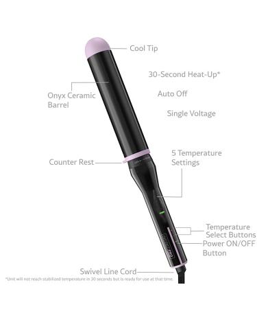 Conair InfinitiPRO By Conair 3-in-1 Onyx Titanium Curling Iron - Transform Your Style with the Best Innovation Today! - Buy Online on SooperMarket.com
