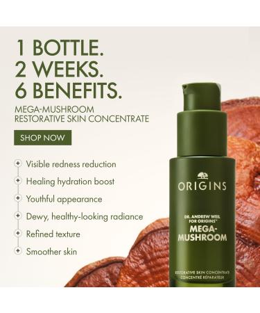 Origins Mega Mushroom Barrier Rescue Concentrated Serum 1.7 oz - Transform Your Style with the Best Innovation Today! - Buy Online on SooperMarket.com