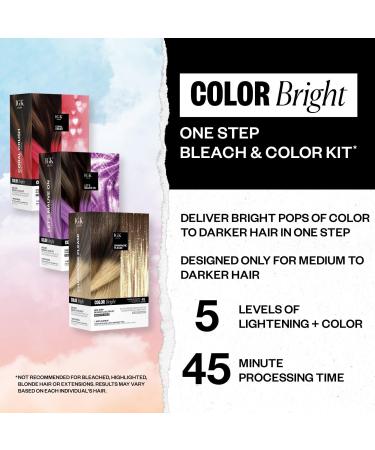 IGK Color Bright One Step Bleach & Color Kit Champagne Please - Transform Your Style with the Best Innovation Today! - Buy Online on SooperMarket.com