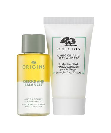 Discover Origins Double Cleanse Checks and Balances Double Cleansing Duo - Elevate Your Style Instantly! - Buy Online on SooperMarket.com